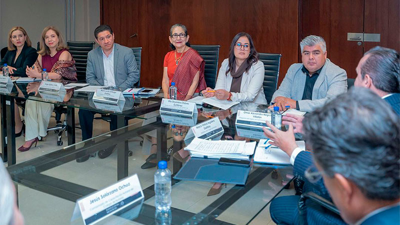 Poder Judicial de Michoacán refuerza coordinación con Colegio de Notarios 