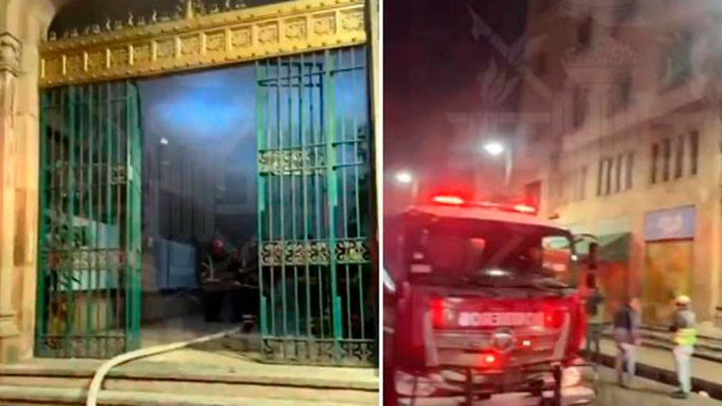 Incendio consume bodega en el centro de CDMX 