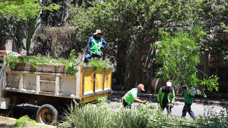 Gobierno de Morelia interviene áreas verdes y espacios públicos del Río Chiquito y Bulevar García de León 