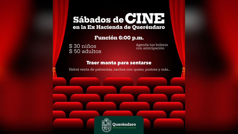 Llega el cine a Queréndaro con “Son de Cine”, una nueva experiencia familiar 