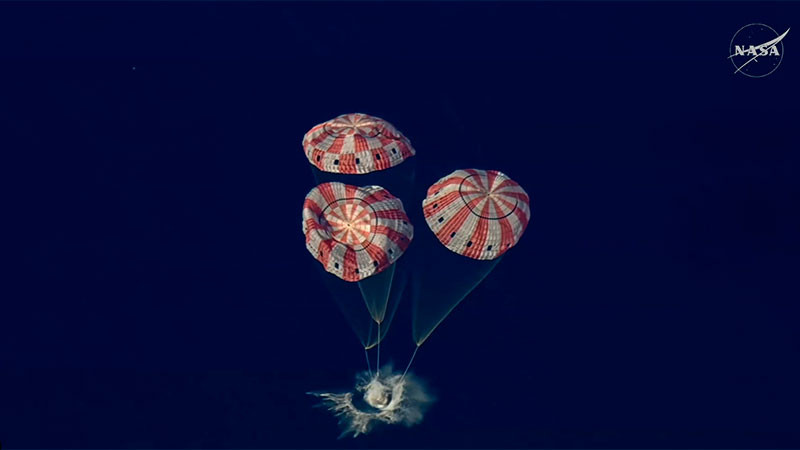 Regresa a la Tierra la misión Artemis II; confirman que astronautas se encuentran bien 