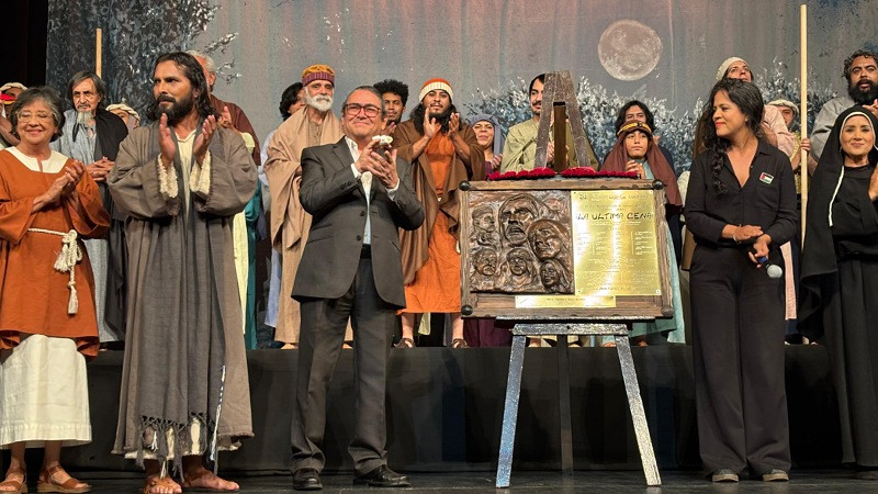 Develan placa por los 10 años de “La Última Cena” en Morelia 