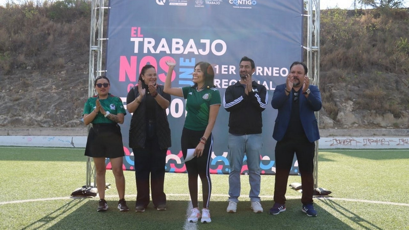 Arranca torneo El Trabajo Nos Une con el Fútbol en Querétaro 