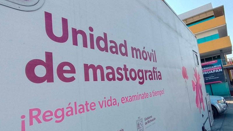 Mastografías gratuitas este 29 de abril en la colonia Emiliano Zapata de Uruapan  