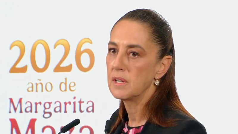 Reafirma Sheinbaum apoyo a postura de paz en Medio Oriente del papa León XIV 
