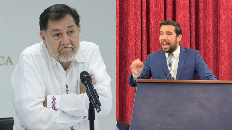 Escala confrontación en redes entre Fernández Noroña y Luis Felipe Calderón Zavala por acusaciones de privilegios 