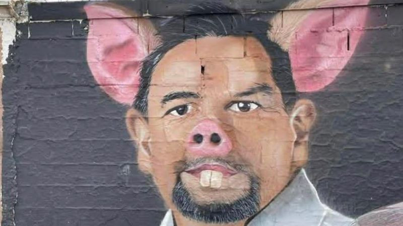 “La libertad de expresión tiene límites”: Pérez Cuéllar tras polémica por mural en su contra 