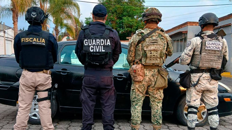 En Morelia, Michoacán, asegura FGE estupefacientes con valor de 500 mil pesos 