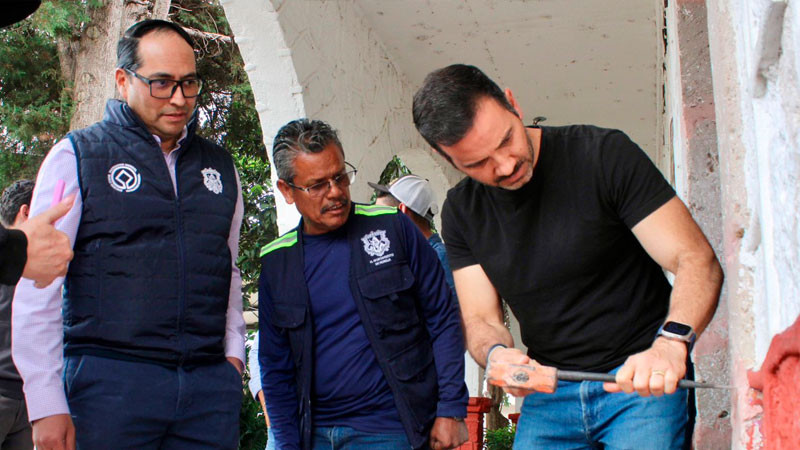 Yankel Benítez impulsa la recuperación de la Jefatura de Tenencia en Chiquimitío 