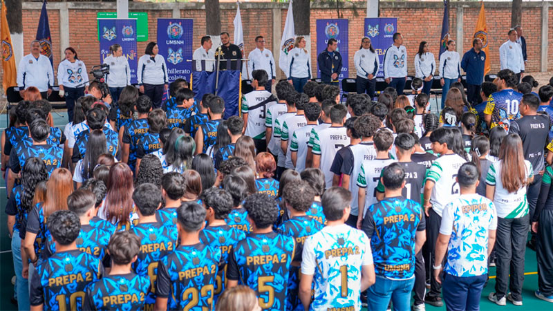 UMSNH inaugura la LIDEBANI 2026; convocan a estudiantes a priorizar el compañerismo 