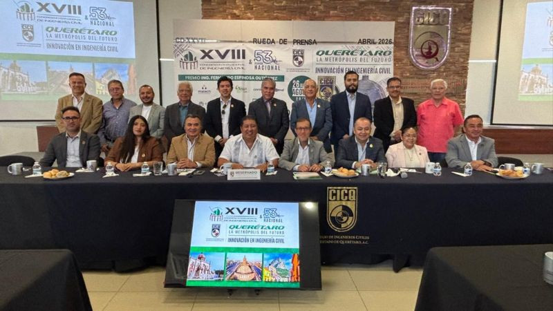 Tendrán ingenieros civiles Congreso Internacional en Querétaro para analizar retos urbanos y crecimiento hacia 2050 