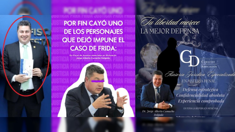 Jorge Alberto Camacho: de fiscal acusado por cobrar millones para frenar casos, a vender defensa penal y decirse intocable por las autoridades de Michoacán  