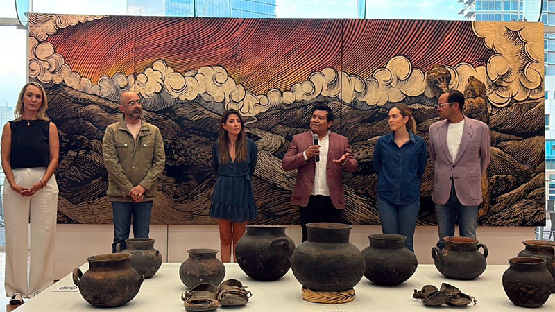 “Surco y memoria” de Víctor López, expiación inaugural de la galería de Centro Cívico de Querétaro 