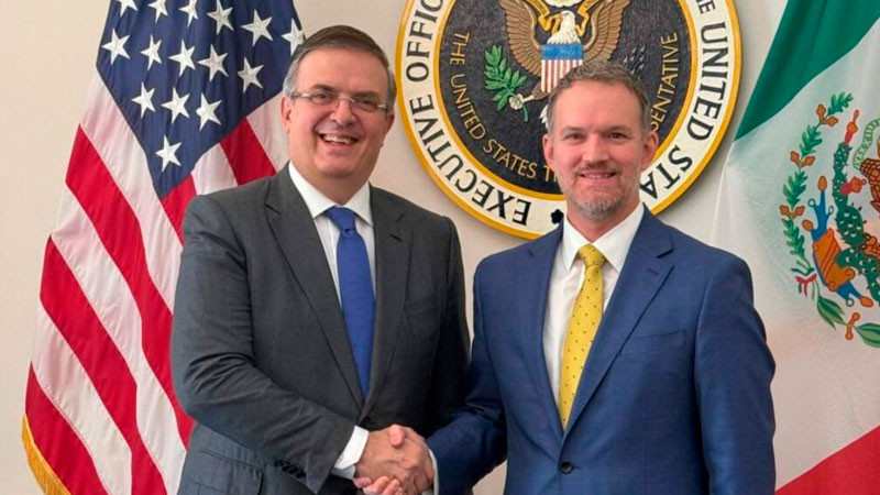 Ebrard confirma visita de Jamieson Greer para revisión del T-MEC 