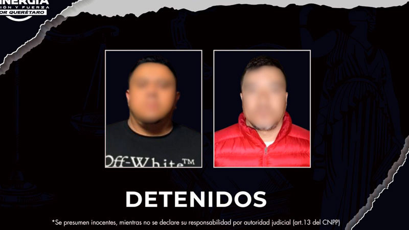 FGEQ realiza cateos en San Joaquín; hay dos detenidos, aseguramiento de armas y estupefacientes  