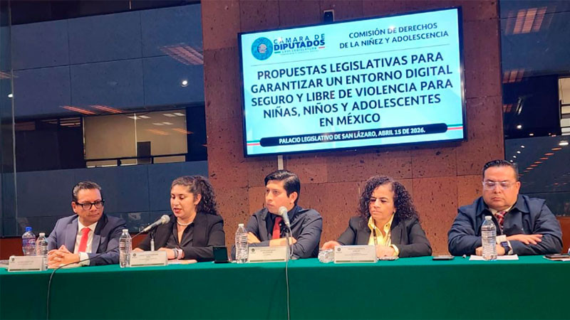 La FGE Michoacán participa en foro nacional sobre seguridad digital de niñas, niños y adolescentes en la Cámara de Diputados 