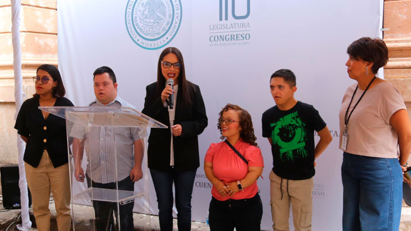 Vamos a institucionalizar el Parlamento con Perspectiva de Discapacidad: Nalleli Pedraza 