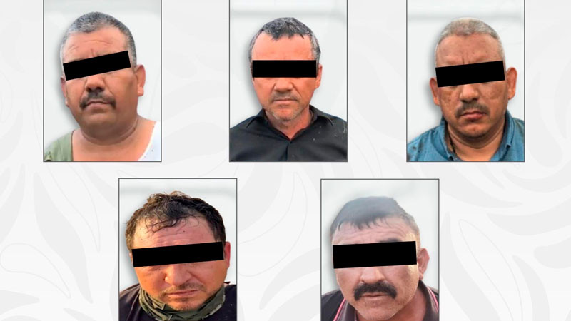 Caen 5 presuntos miembros de grupo delincuencial dirigido por hijos de Joaquín Guzmán; decomisan arsenal 