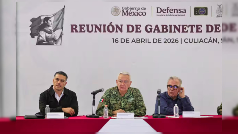 Encabezan García Harfuch y Rocha Moya reunión de seguridad en Sinaloa; refuerzan coordinación con sectores clave 