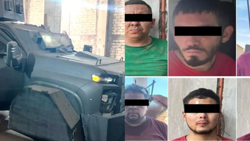 Revientan taller de “vehículos monstruo” en Sinaloa; enfrentamiento armado deja un presunto delincuente sin vida 