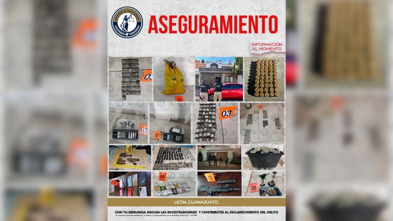 Operativos en León dejan seis detenidos y decomiso de armas y estupefacientes 