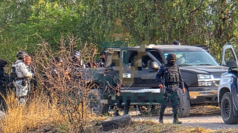 Reportan operativo de seguridad en Celaya con persona rescatada y aseguramiento de armas 