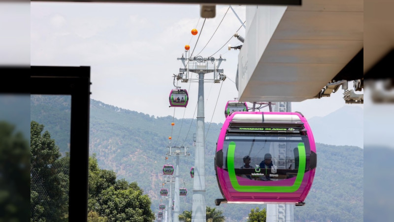 Aclaran falso incidente en teleférico de Uruapan, Michoacán; video viral corresponde a simulacro 