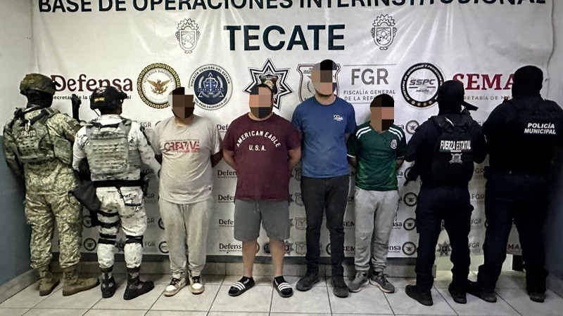 Detienen en Tecate a presunto generador de violencia vinculado a homicidios en Mexicali 