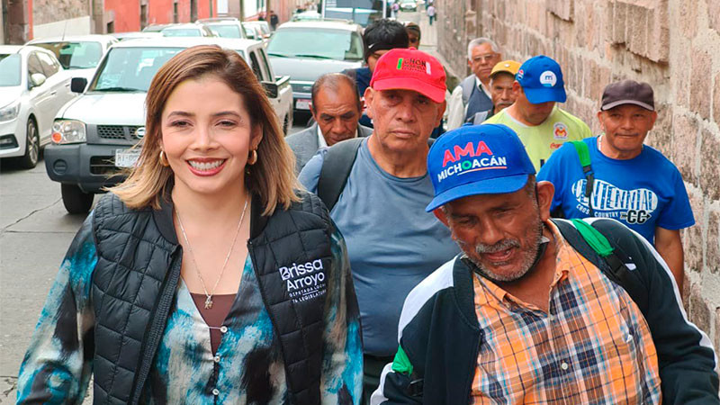 Resuelve Brissa Arroyo peticiones de aseadores del calzado  