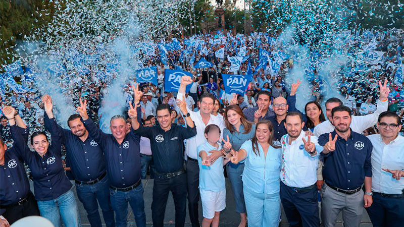 Acción Nacional va por el cambio en Michoacán y por la defensa de la familia: Carlos Quintana 