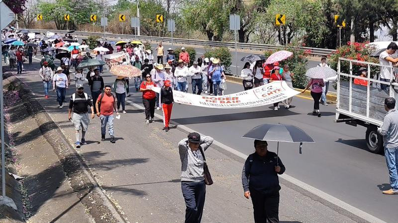 Poder de Bases de la CNTE sale a la calles de Morelia a manifestarse 