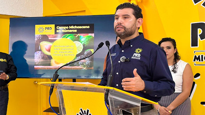 El PRD Michoacán propone fortalecer el campo para enfrentar la inflación y dinamizar la economía 