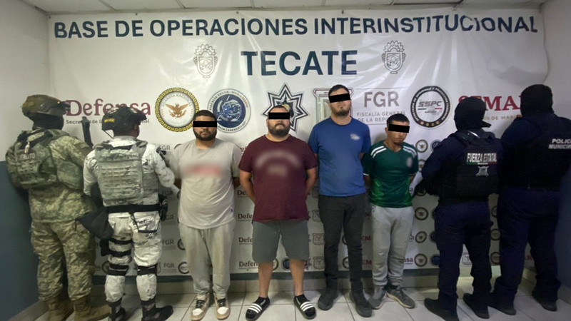 Gabinete de Seguridad da a conocer detenciones, aseguramientos y operativos en varios estados 
