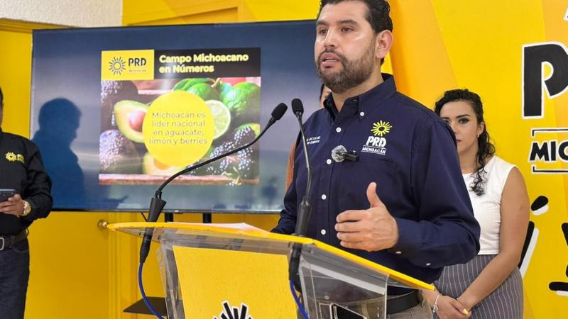 El PRD Michoacán propone fortalecer el campo para enfrentar la inflación y dinamizar la economía 