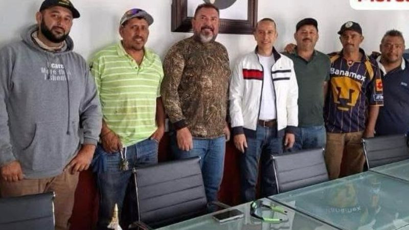 Recibe Julio César Conejo Alejos a integrantes de nuevo sindicato de transportistas y constructores en Morelos 