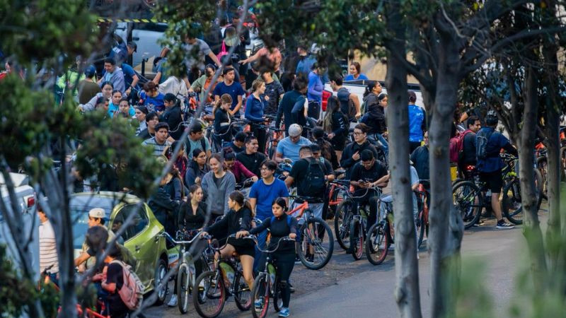 Masiva participación en la rodada nicolaita; se vivió un ambiente de compañerismo 