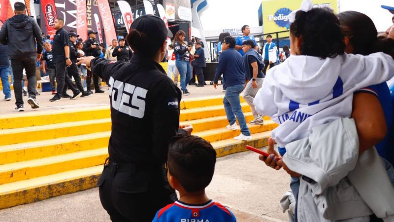 Reporta PoEs saldo blanco en partido Gallos Blancos vs Cruz Azul  