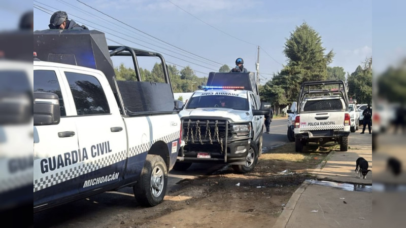 Tres policías heridos en emboscada en Salvador Escalante, Michoacán: Atacantes se dan a la fuga 