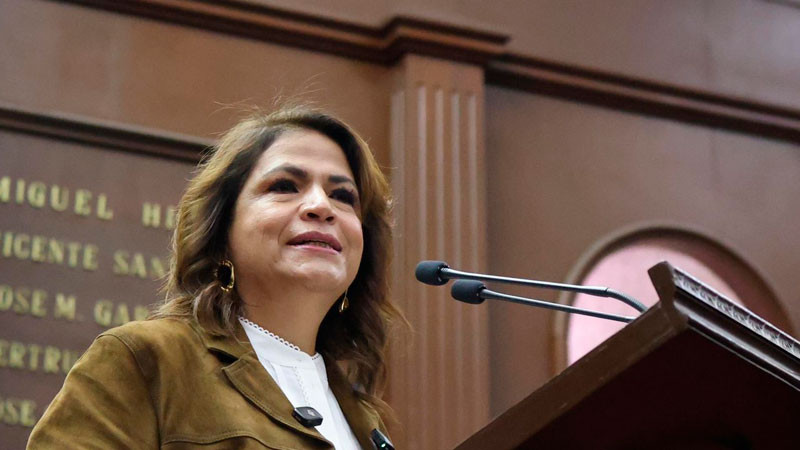 Fabiola Alanís respalda aprobación de reforma constitucional contra el feminicidio que se logró en el Congreso de Michoacán 