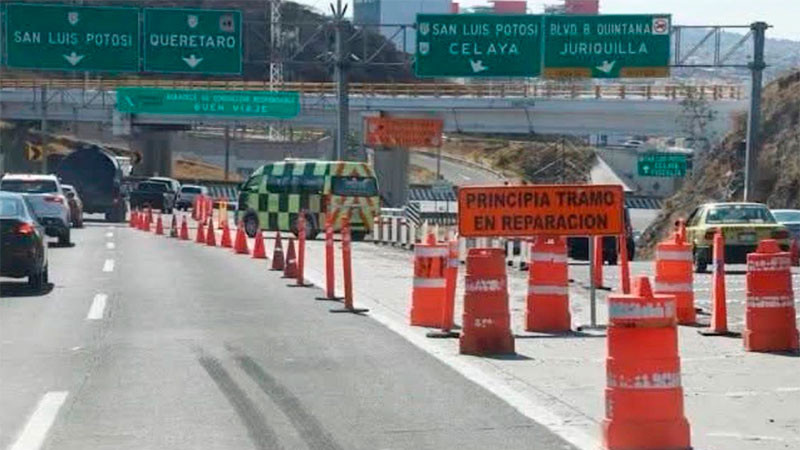 Suspenderán obras en la carretera 57 durante el Mundial 