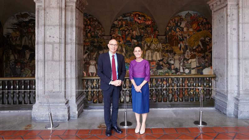 Sheinbaum se reúne con Alto Comisionado de la ONU y acuerdan colaboración en derechos humanos 
