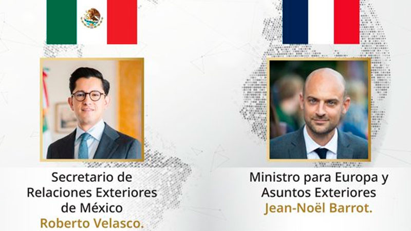 Francia y México buscan fortalecer cooperación en el marco del bicentenario diplomático 