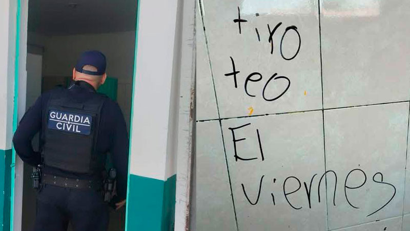 Atiende la GC presunta amenaza en un plantel educativo de Tarímbaro, Michoacán 