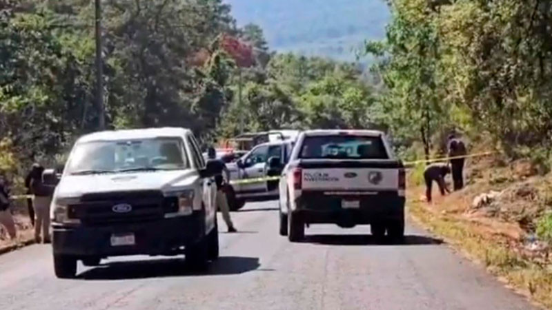 Ultiman a dos individuos en Tangancícuaro, Michoacán  