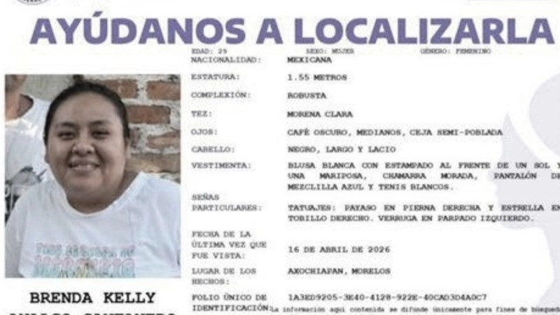 Dan último adiós a Brenda Kelly en Morelos; aceptó oferta de trabajo y su familia no volvió a saber de ella 
