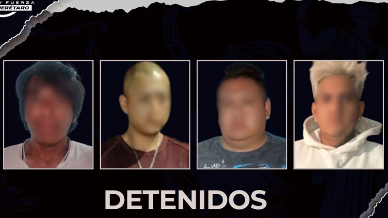Fiscalía de Querétaro realiza cateos simultáneos en la capital; cuatro hombres resultaron detenidos 