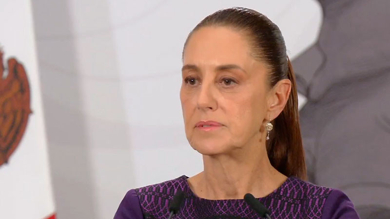 Destaca Sheinbaum reducción en percepción de la inseguridad en México 