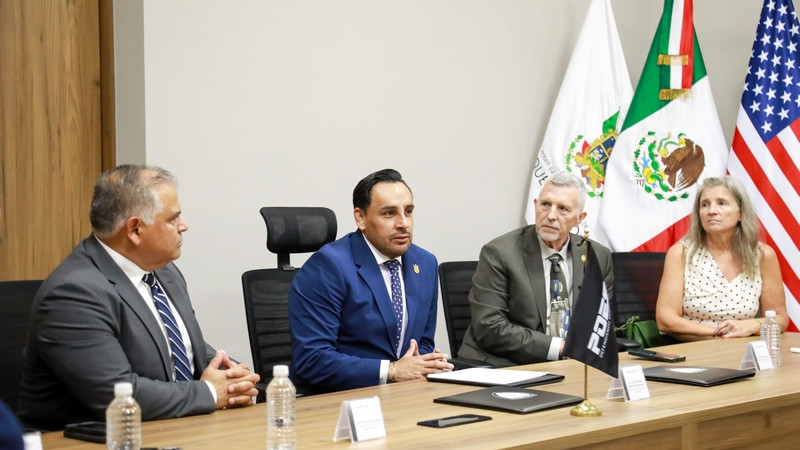 Consolidan Querétaro y Laredo, Texas, alianza estratégica en seguridad pública 