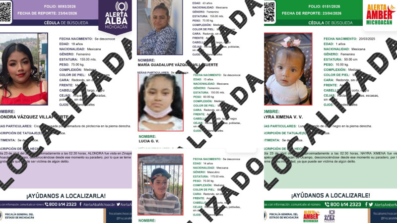 Localizan con vida a familia reportada como desaparecida en Zinapécuaro 