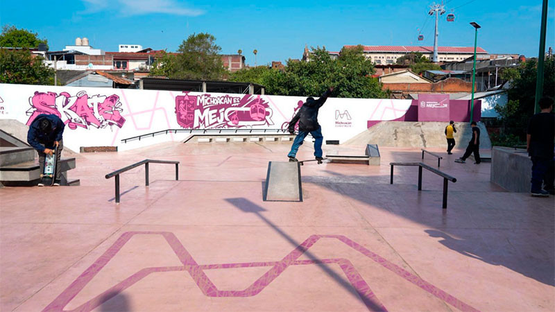 Con el teleférico, se construyó el skate park más grande de Michoacán: Gladyz Butanda 